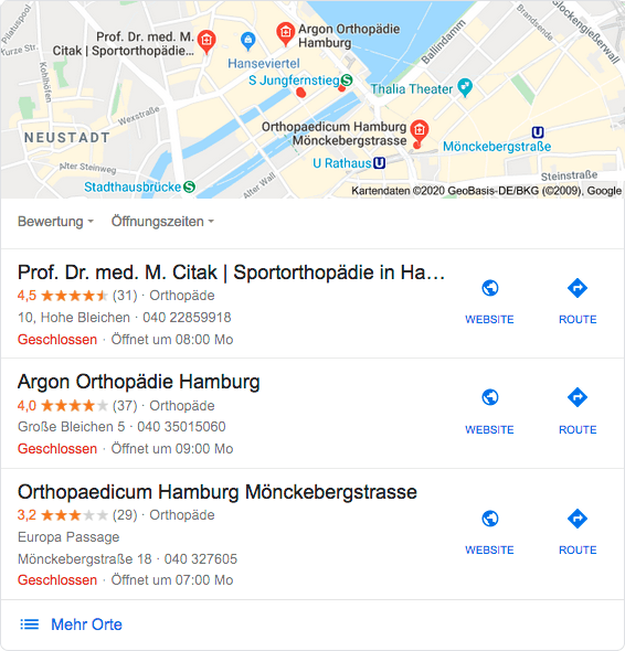 Local SEO mit Google Maps