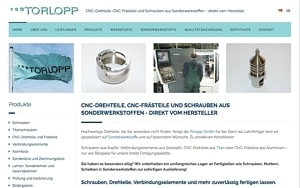 Website-Texte Torlopp GmbH Drehteile